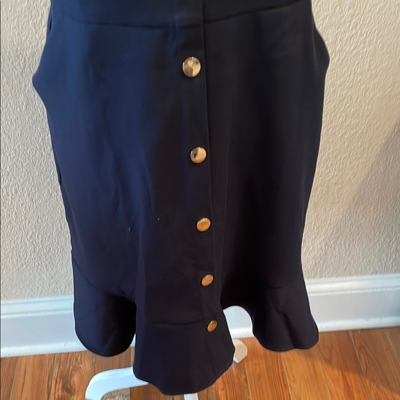 NWT Elegant Navy Sleeveless Dress by LOFT - Picture 4 of 7